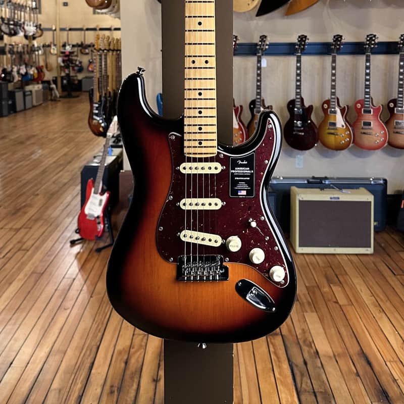 Fender American Professional II Stratocaster – 3 Color Sunburst w/Maple image 1