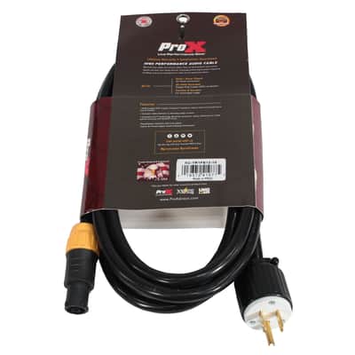 2x XC-TR1FE12-10 10 Ft. 12AWG 120VAC Male Edison NEMA 5-15P to Male Power Cable image 4