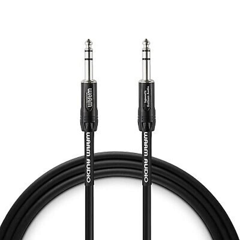 Warm Audio PRO-TRS-10 Pro Series Studio & Live 1/4'' TRS Cable, 10' image 1