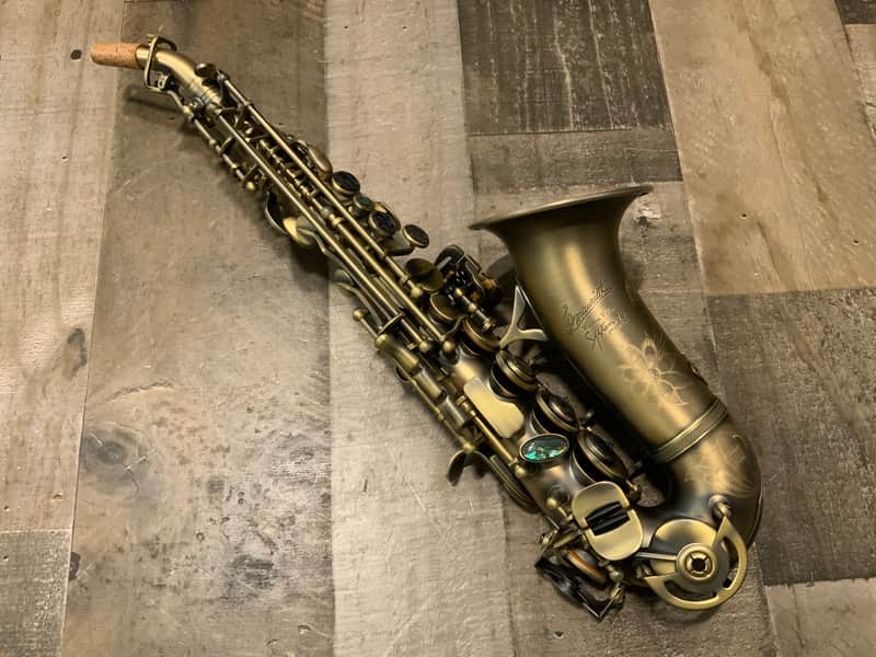 P. Mauriat System-76 Curved Soprano Saxophone SYSTEM-76SCDK - Dark Vintage Lacquer image 1
