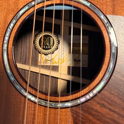 Taylor 50th Anniversary Builder's Edition 814ce LTD 2024 - Natural - Artist Owned image 7