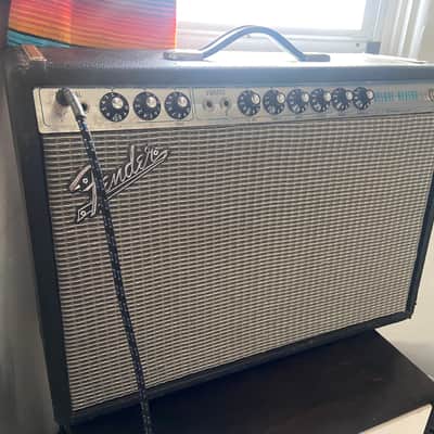 Vintage Fender Deluxe Reverb  2-Channel 22-Watt 1x12" Guitar Combo 1968 - 1969 - Silverface image 8