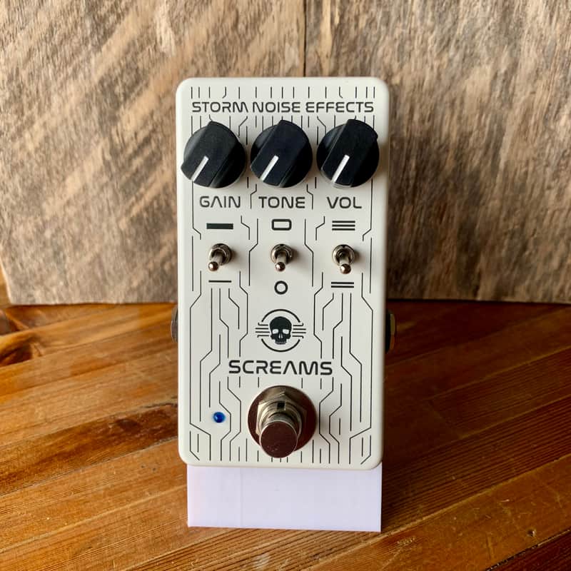 Screams - Storm Noise Effects Matte White Tube Screamer Clone image 1