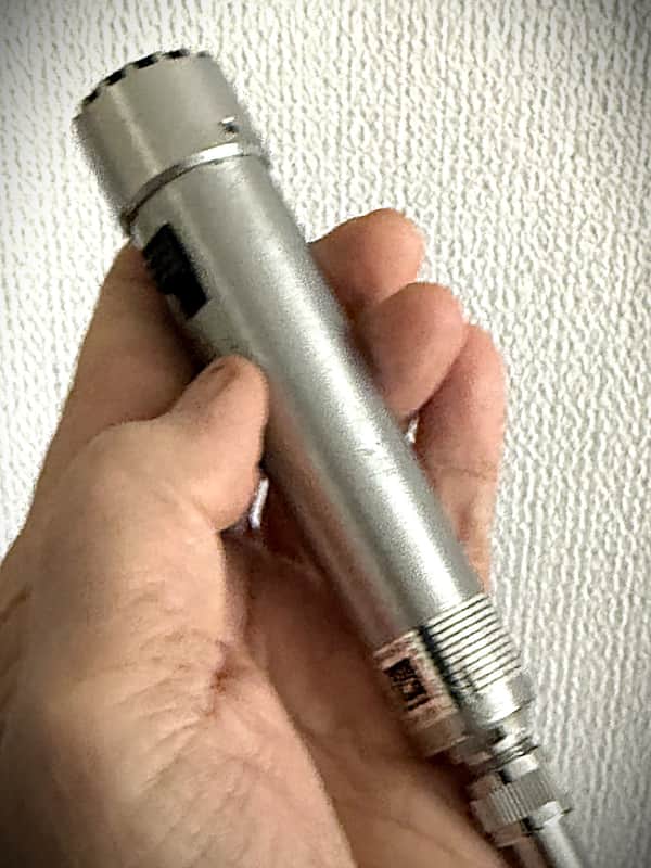 Vintage 1960's Calrad 500C Slim-Line Crystal Microphone, works w/G cable (Hear) image 1