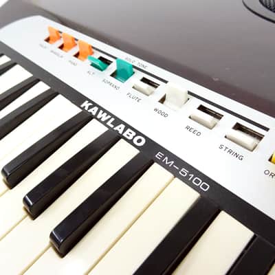 Kawlabo Spiron EM-5100 Vintage Analog Synth Organ w/ Orig Bag Extremely Rare '70s Japan John Lennon image 6