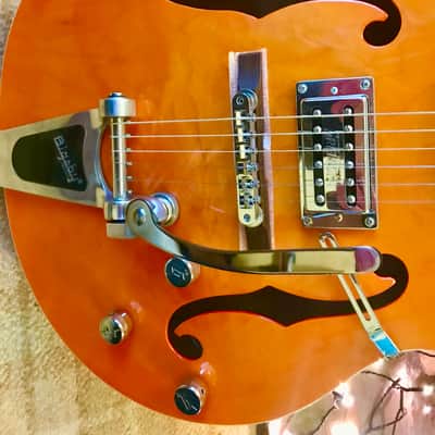 Gretsch G5120 Electromatic Hollow Body - Orange - mint, with fitted hard case image 6