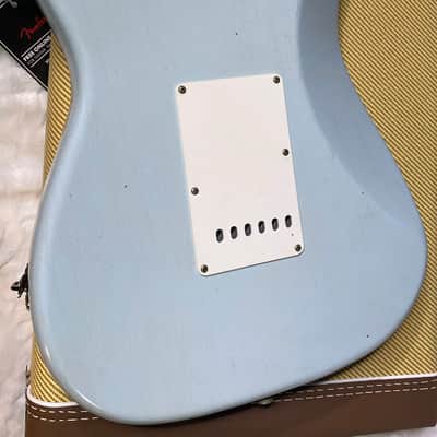 Fender Custom Shop 1957 Stratocaster Journeyman Relic - Aged Sonic Blue - 7.8lbs - Authorized Dealer - OPEN BOX - SAVE BIG! G06385 image 12