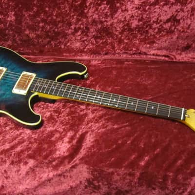 Ibanez RS1010SL Steve Lukather Roadstar II 1983 Aqua Blueburst image 5