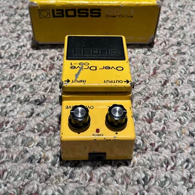 Boss OD-1 Over Drive (Black Label) 1978 - Yellow image 2