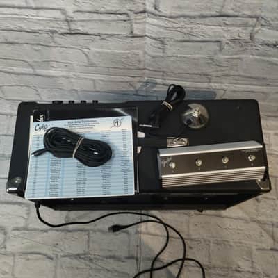 Fender Cyber Twin Combo Amp with Cover and 4-Button Footswitch Guitar Combo Amp image 12