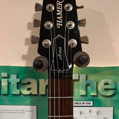 Hamer Artist Mahogany 2001 Black P-90 image 2