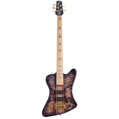 Spector USA Custom NS-5XL X Series 5-String Bass Guitar - Purple Haze Gloss - New image 5