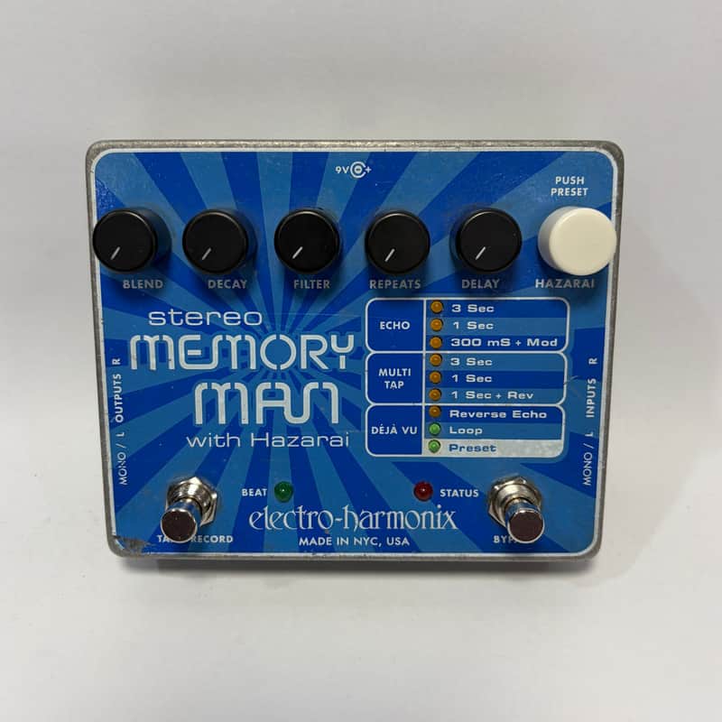 Electro-Harmonix Stereo Memory Man with Hazarai
