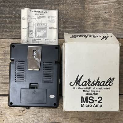 Marshall MS-2 Mini Amp with original box and manual image 2