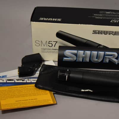 Shure SM57 Cardioid Dynamic Microphone w/Box + Clamp image 1