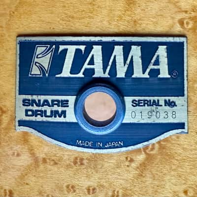 Tama Artstar Snare Drum Randy Castillo Ozzy Ozbourne 1990’s - Natural Birdseye Maple image 3