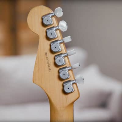NEW Hipshot Non-Staggered Tuners Fender® Directrofit™ Pearl Buttons SATIN CHROME image 3