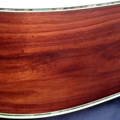 1980 Yairi YW-600 Dreadnought Guitar New Jacaranda Natural+Vintage Hard Case image 16