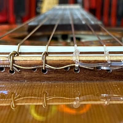 Ortega Signature Series Flametal-Two Natural Gloss Finish Cutaway Classical Acoustic-Electric Guitar with Original Hardshell Case image 7