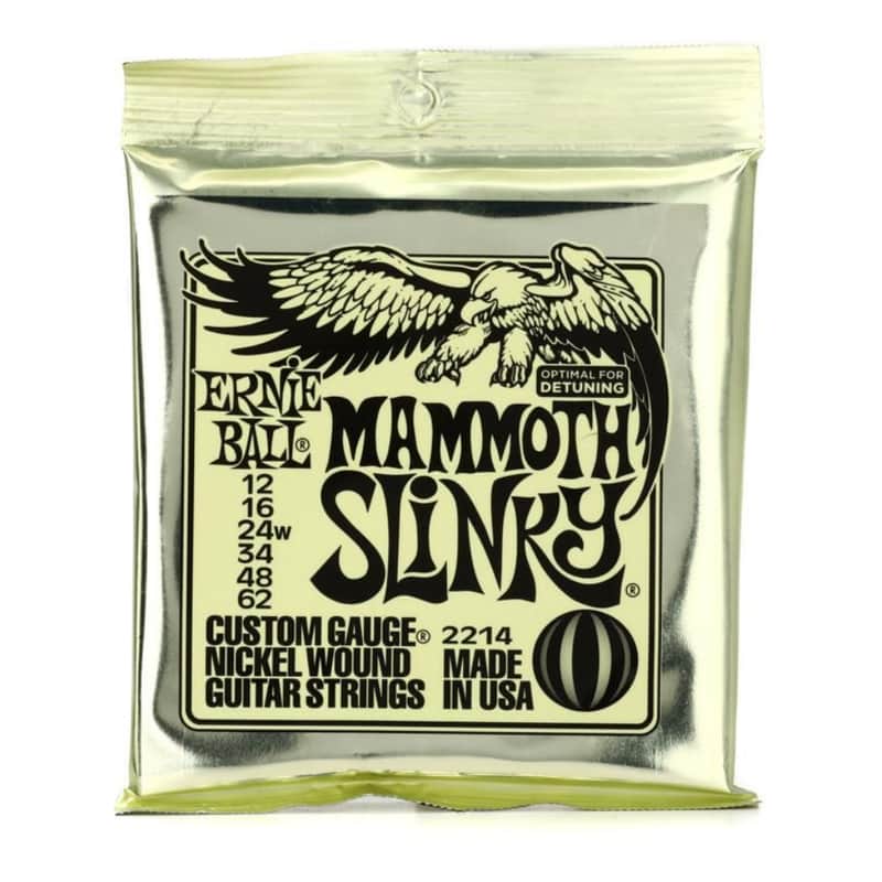 Ernie Ball 2214 Slinky Nickel Wound Electric Guitar Strings - .012-.062 Mammoth Slinky image 1