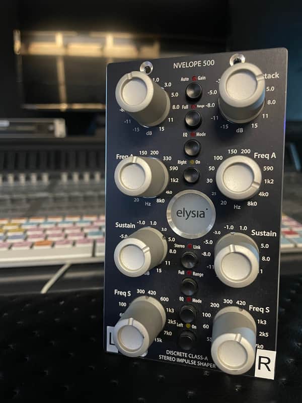 Elysia nvelope 500 Stereo / Dual-Mono 500 Series Impulse Shaper / Dynamics Processor Module 2010s - Blue image 1