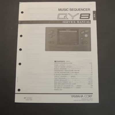 Yamaha QY8 Service Manual