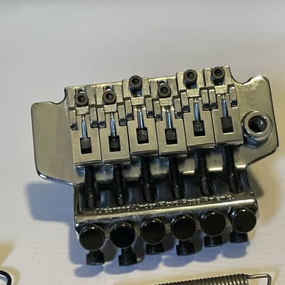 2000's Korean Ibanez RG Series ILT101 Chrome Floyd Rose Single Locking Tremolo Bridge image 4