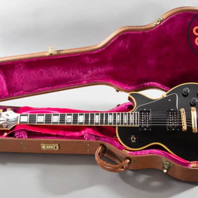 1989 Gibson Les Paul Custom Black Beauty Ebony w/ OHSC image 2