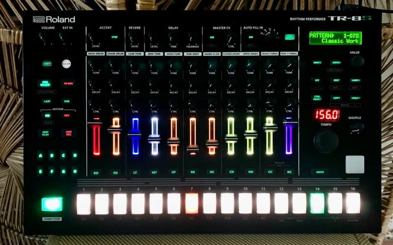 Roland TR-8S Drum Machine with Decksaver Sampler 808 image 1