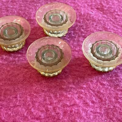 1960's vintage Kay gold knobs for archtop jazz ll old kraftsman galaxy truetone speed demon red devil aristocrat  K-300 image 7