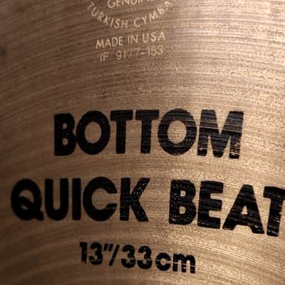Zildjian Avedis Quick Beat Hi-Hat 13" 950g/1144g 1996-1997 - Traditional image 10