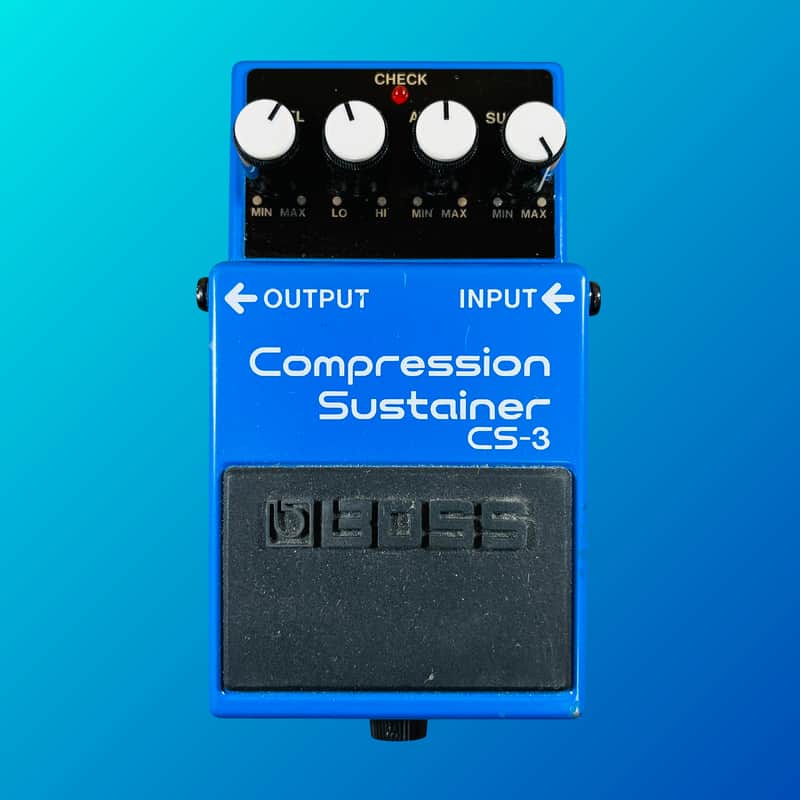 Boss CS-3 Compression Sustainer (Silver Label) 1997 - Present Blue