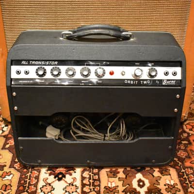 Vintage 1960s Burns London Orbit Two 2x10 Elac Combo Amplifier w/ Cover image 6