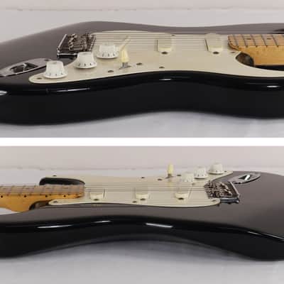 1991 Fender Eric Clapton Signature “Blackie” Black Stratocaster with Tweed Case image 4