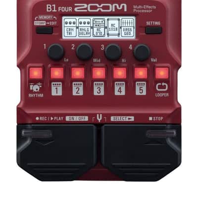 Zoom B1 FOUR Bass Multi-effects Pedal image 1