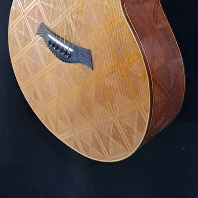 Blueberry NEW IN STOCK - Left Handed Acoustic Guitar Grand Concert Size Horses image 7