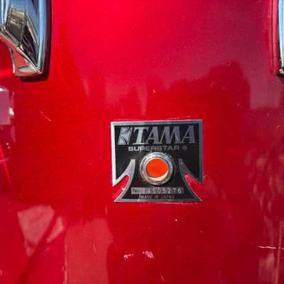 Tama Superstar candy apple red 14 Drum Tom image 2
