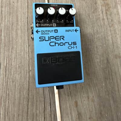Boss CH-1 Super Chorus (Dark Gray Label) 2001 - Present - Blue electric guitar chorus pedal image 4