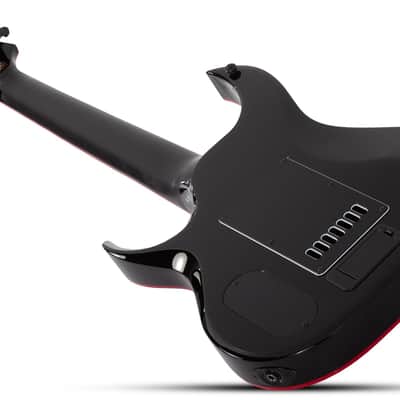 Schecter Sunset-7 Red Dawn ET (2025) - Gloss Black image 9