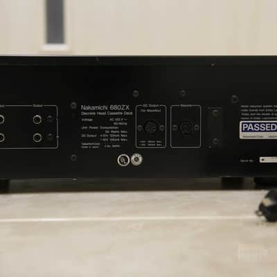 Nakamichi 680ZX Rare Vintage MINT Cassette Deck Serviced Tested 2-Speed Auto image 23