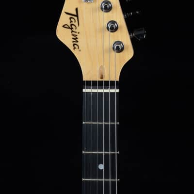 Tagima TG-500 Left-Handed Metallic Red/Mint Green image 4