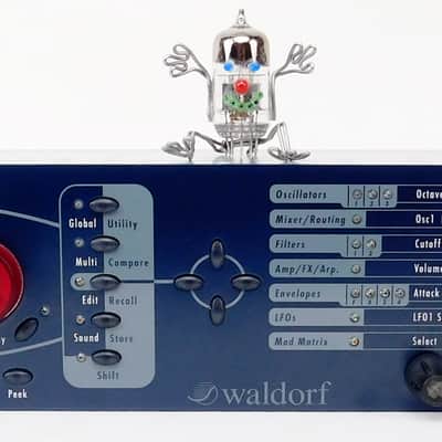 Waldorf Micro Q Synthesizer Rack Blue + Fast Neuwertig + 1,5 Jahre Garantie image 2