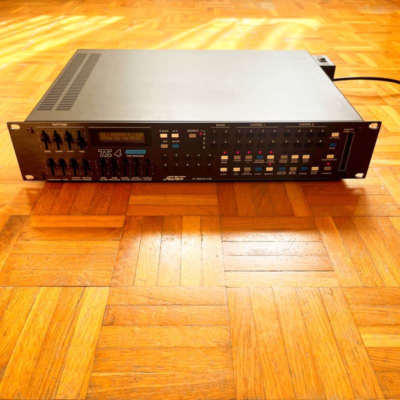 Solton TS4 (Italy, 1989) Italo Disco Machine Rack Synth Expander with PDF manual! Solton Programmer 24 brother! image 1