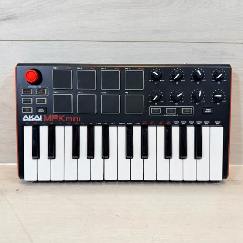 Akai MPK Mini 25-Key USB MIDI Controller – 8 Pads, 8 Knobs – Gen 2 image 1