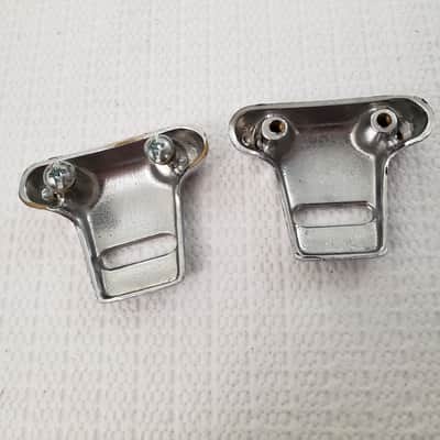 Premier Snare Butt Pieces .Model 632-45 1960s-1970s - Chrome image 3