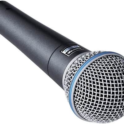 Shure BETA 58A Vocal Microphone - Single Element Supercardioid Dynamic Mic for Stage and Studio, Includes A25D Adjustable Stand Adapter, 5/8” to 3/8” (Euro) Thread Adapter and Storage Bag image 8