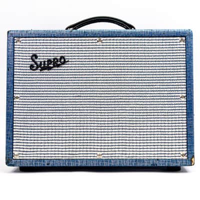 Supro 1642RT Titan 50-Watt 1x10" All-Tube Combo Amp – Blue Rhino Hide Tolex image 1