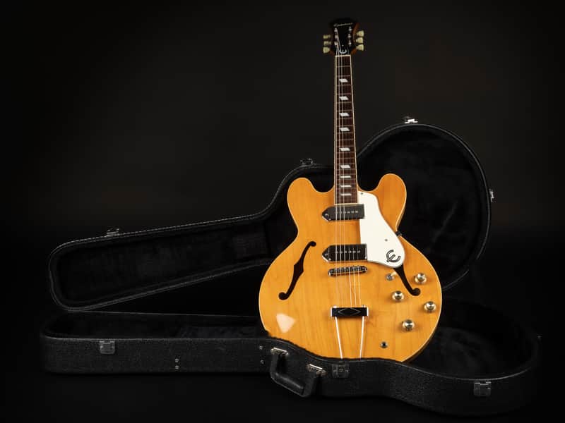 2001 Epiphone Casino Reissue - Natural | Korea Peerless Hollowbody P-90 Pickups 2.6kg | OHSC image 1