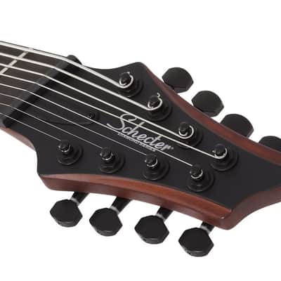 Schecter C-8 Multiscale Rob Scallon - Satin Dark Roast (903) image 11