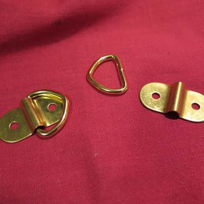 TKL "D" Rings and handle mounting plates for guitar bass case - or trumpet sax flute violin case image 4
